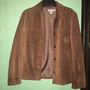 J Crew Leather Coat